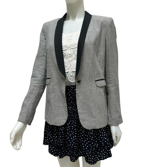 RAG & BONE Sear Sucker Striped Blazer Shawl Collar Quiet Luxury Old Money Preppy - Picture 1 of 17